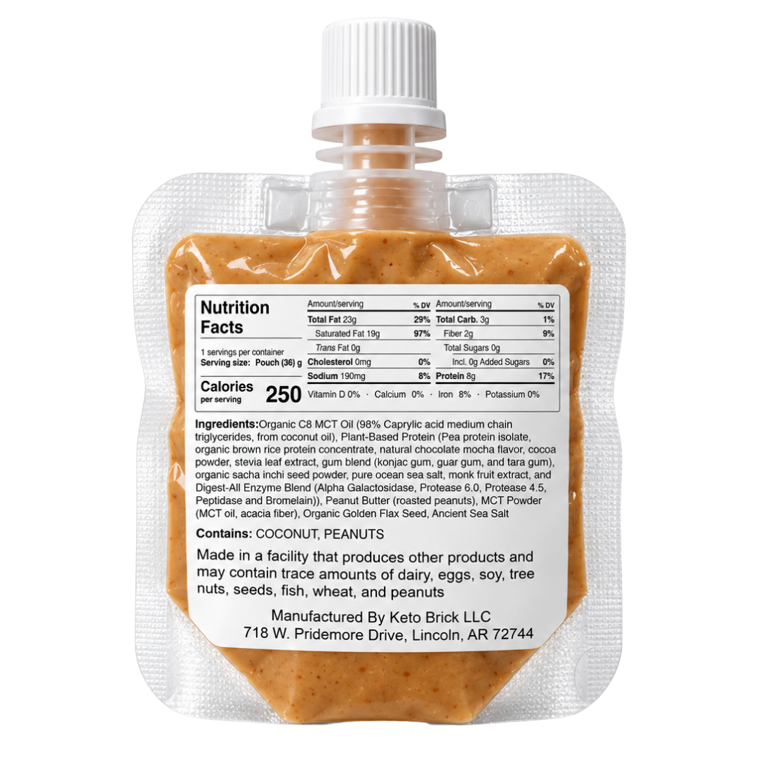 Peanut Butter Keto Brick BATTER