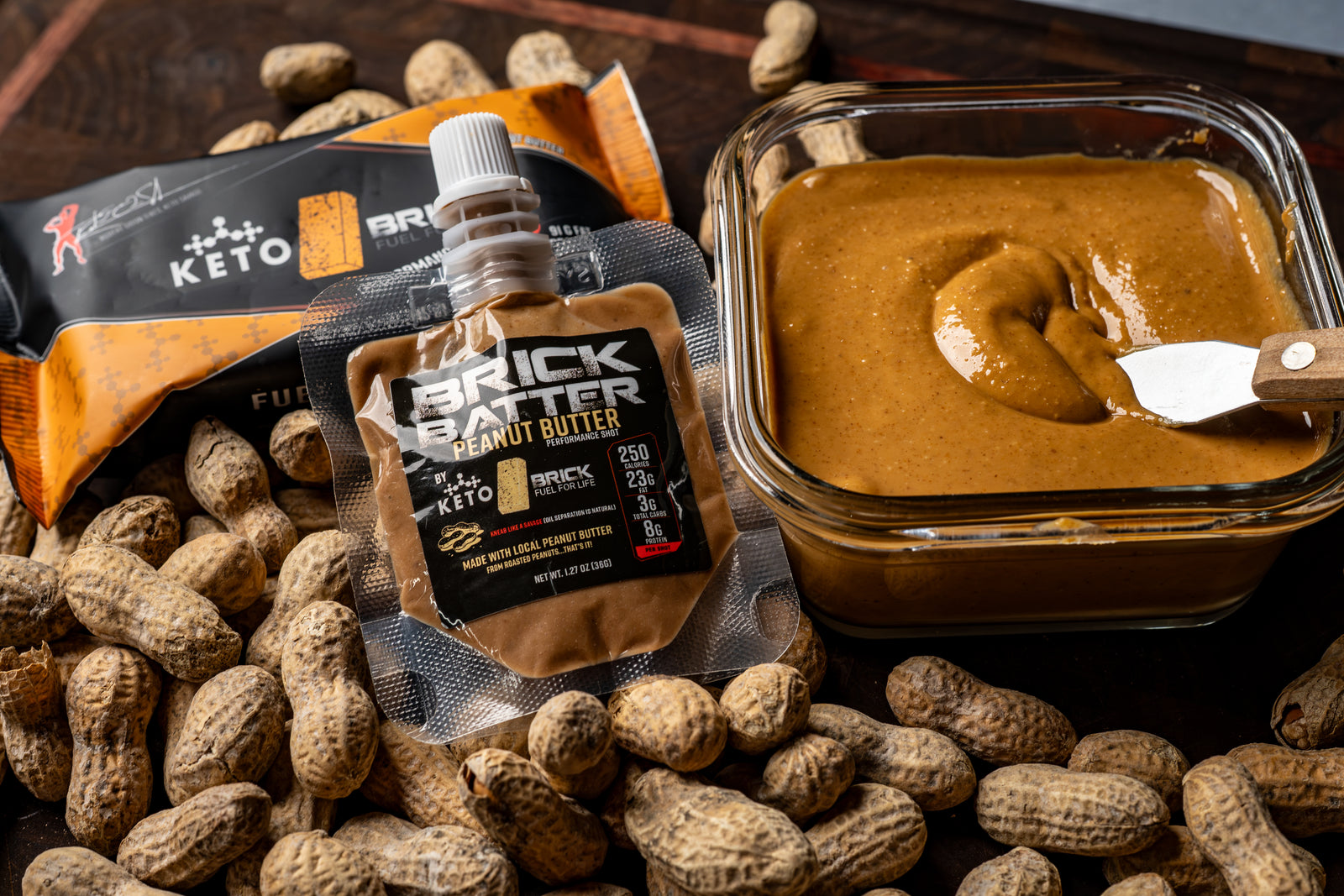 Peanut Butter Keto Brick BATTER