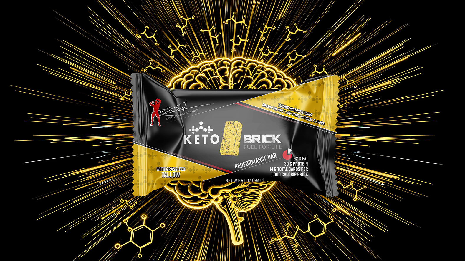 Tallow Nootropic Icing Keto Brick