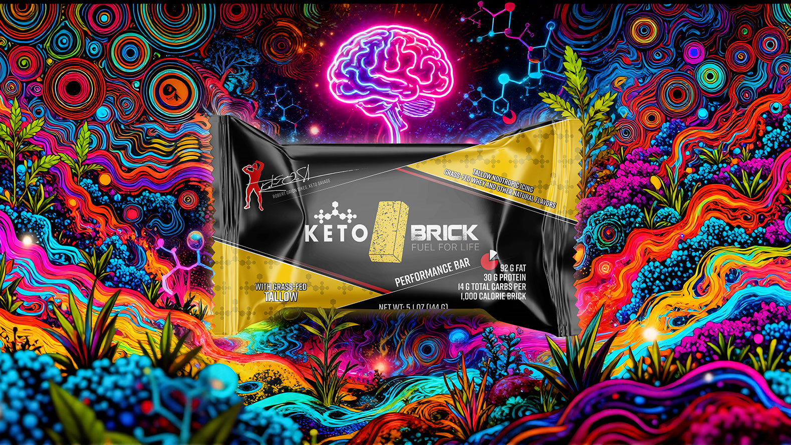 Tallow Nootropic Icing Keto Brick