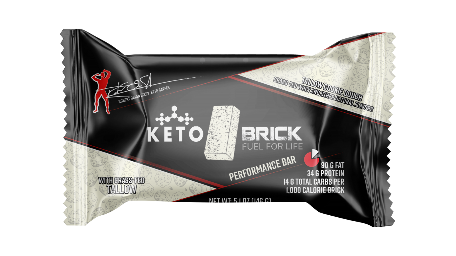 Tallow Cookie Dough Keto Brick