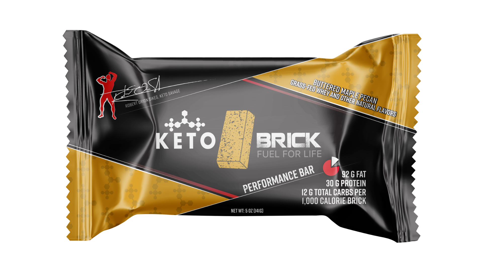 Buttered Maple Pecan Keto Brick