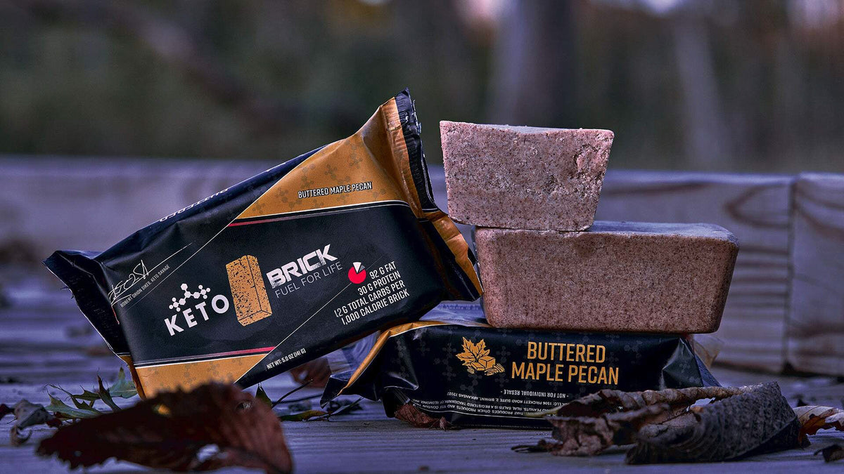 Buttered Maple Pecan Keto Brick
