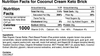 Coconut Cream Keto Brick