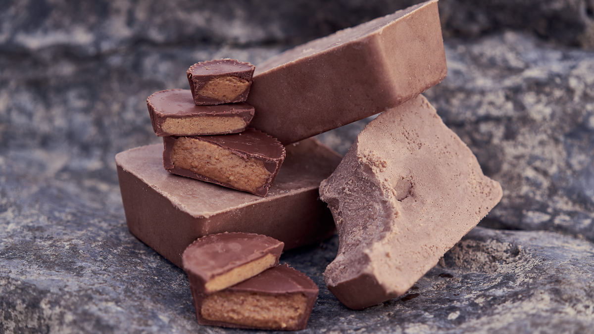Chocolate Peanut Butter Cup Keto Brick